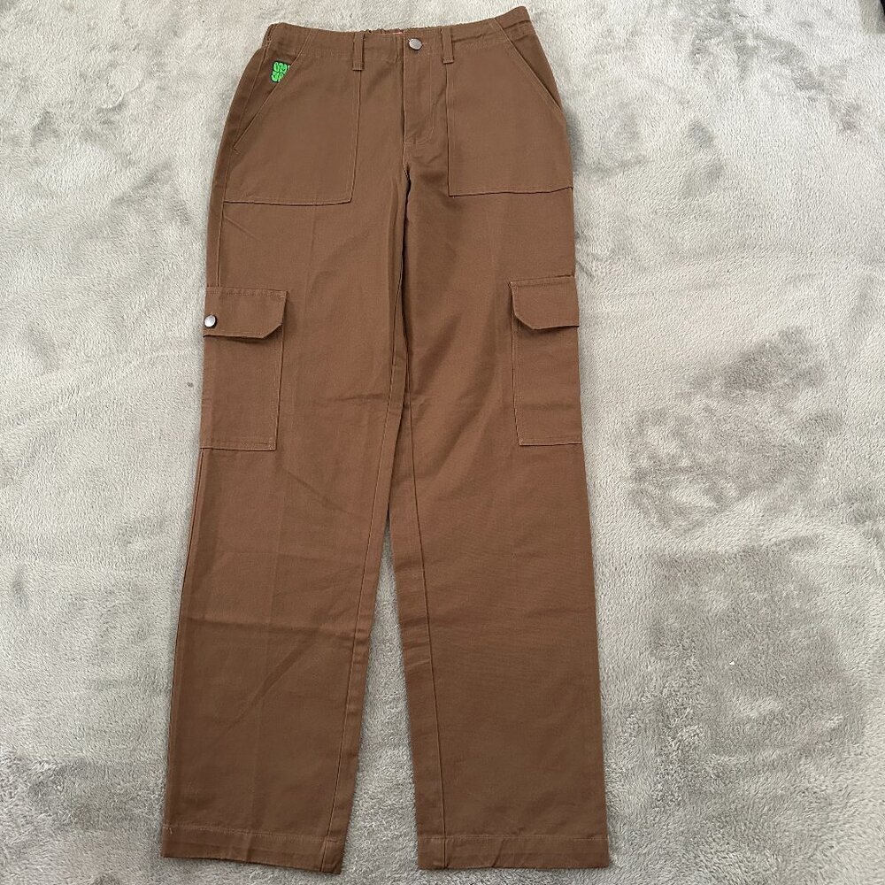 Empyre Cotton Pull On Brown Cargo Pants Women's SMALL Skate